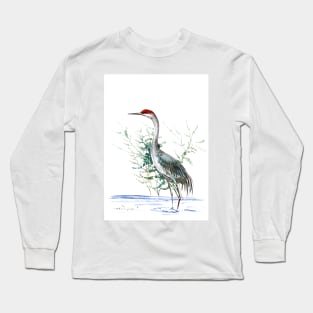 Sandhill Crane Long Sleeve T-Shirt